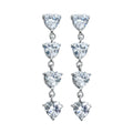1 UP EARRING ZIRCONIA PAIR