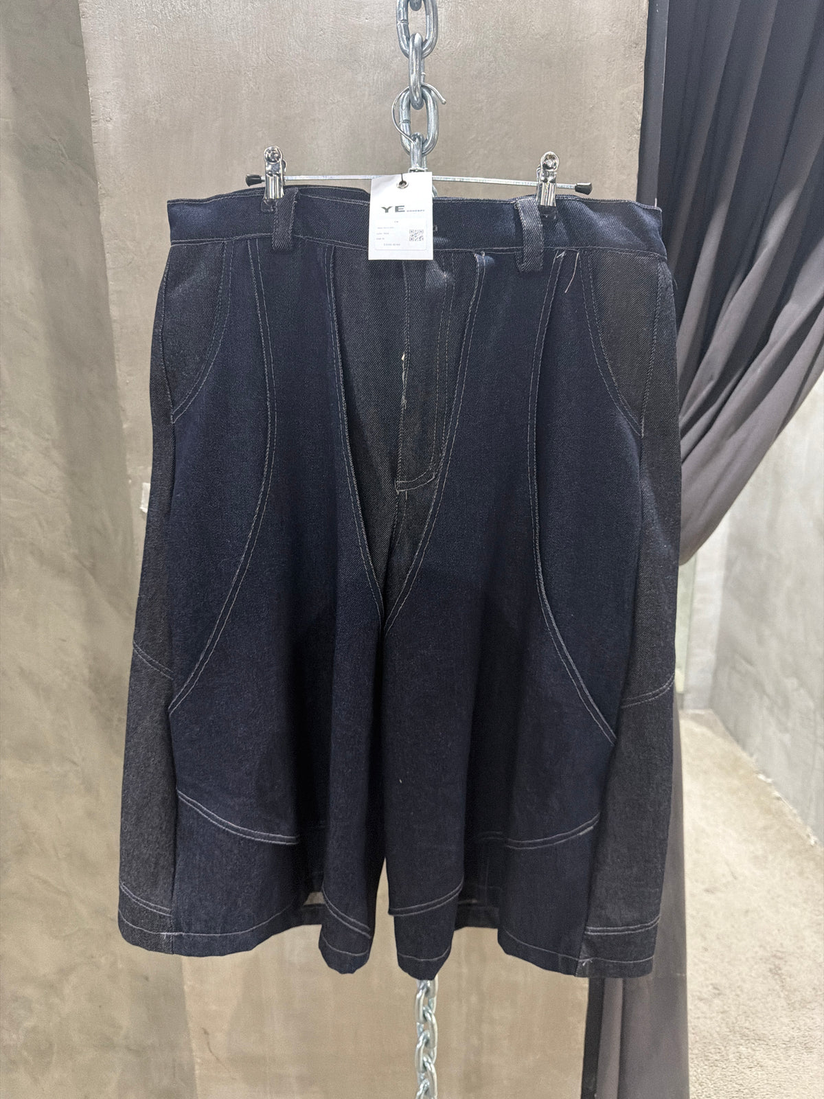 YE CONCEPT DENIM JORTS