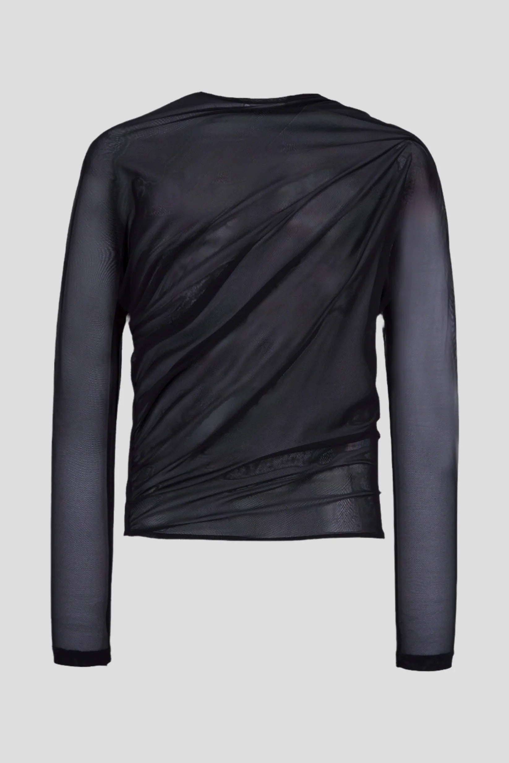 ASYMMETRICAL DRAPPED LONGSLEEVE