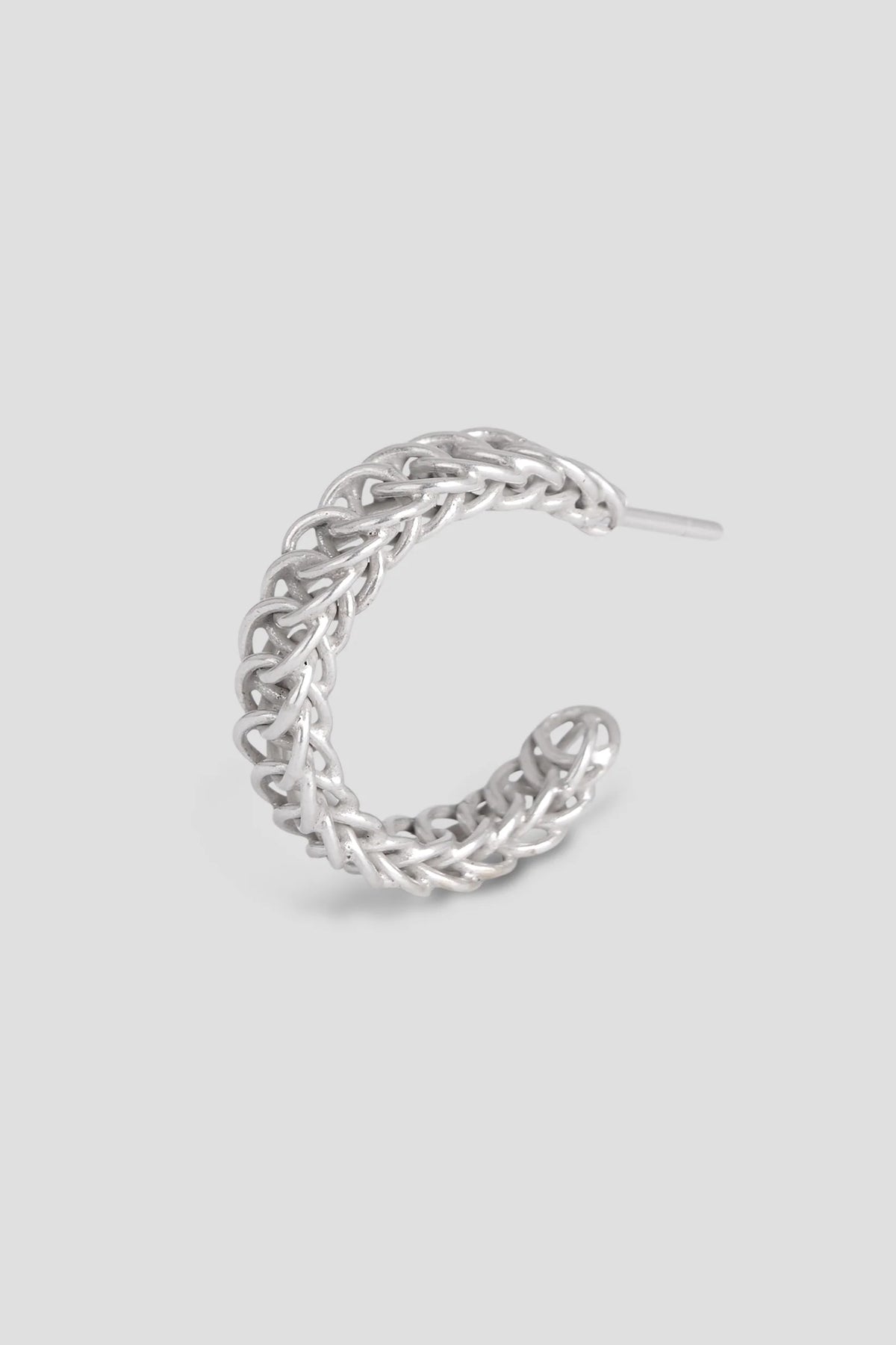 BRAIDED CHAIN HOOP