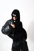 LEATHER BOMBER
