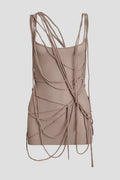 LACED SKIN DRESS