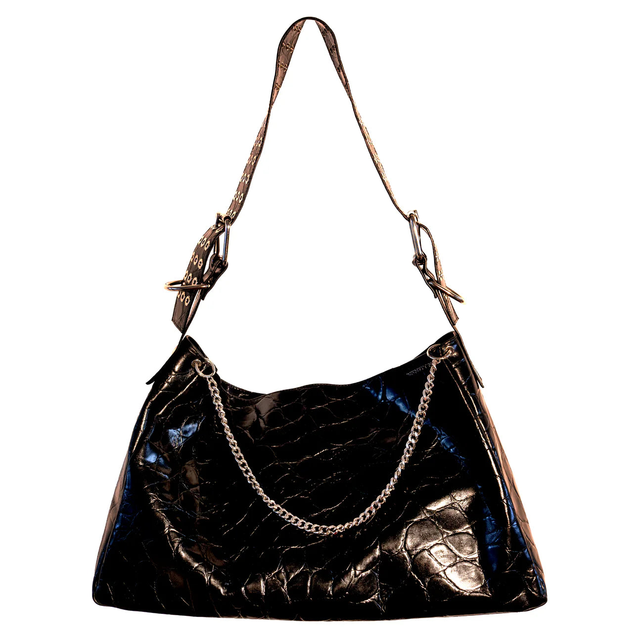 BLACK CROC BAG - VANEBON