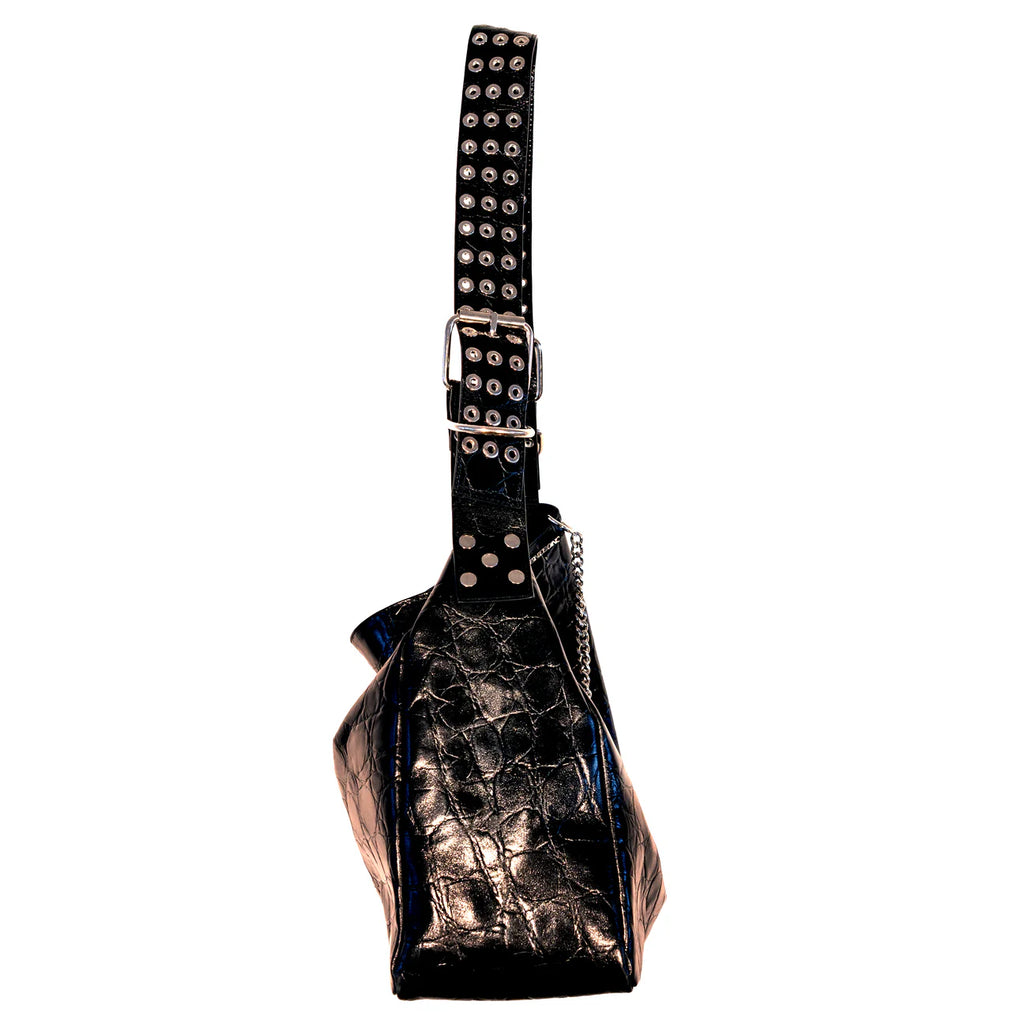 BLACK CROC BAG - VANEBON